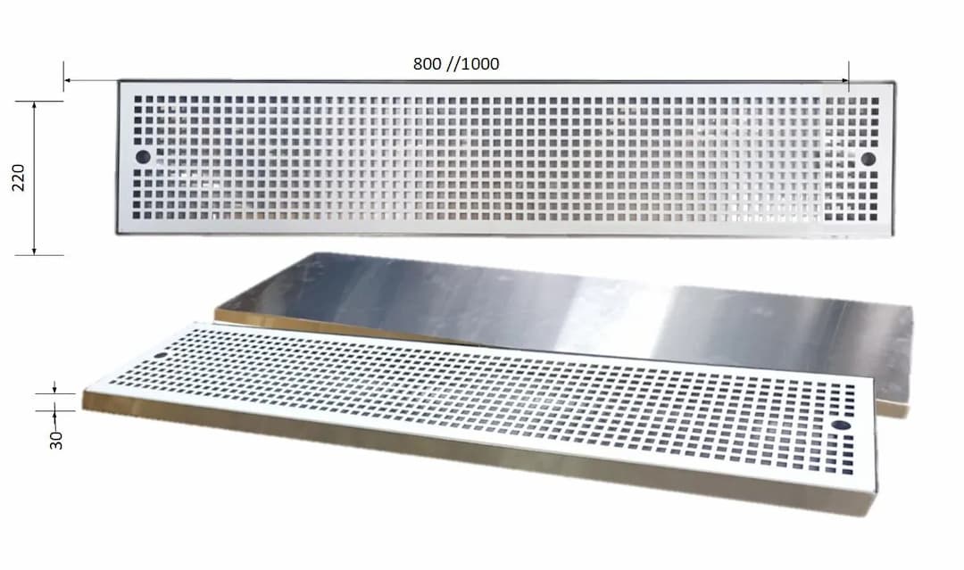 Каплесборник 1000 х 220 х 30 мм. 