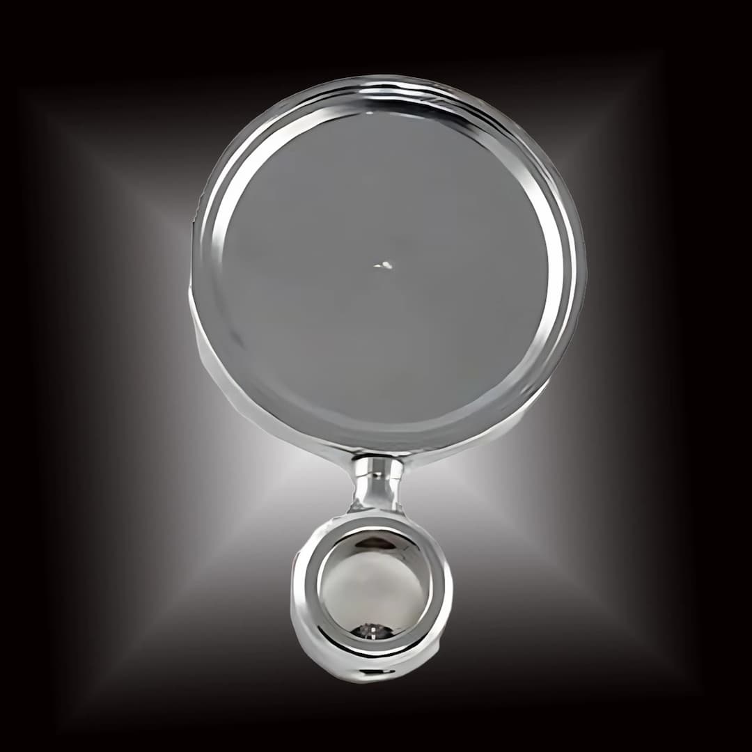 Медальон хром пластик