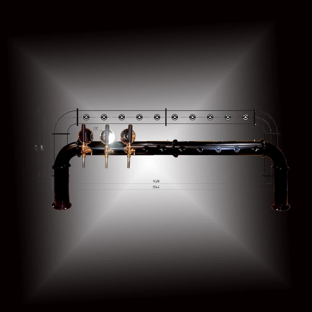 Колонны под заказ пивные, "П-образные (под кран или "Пегас").