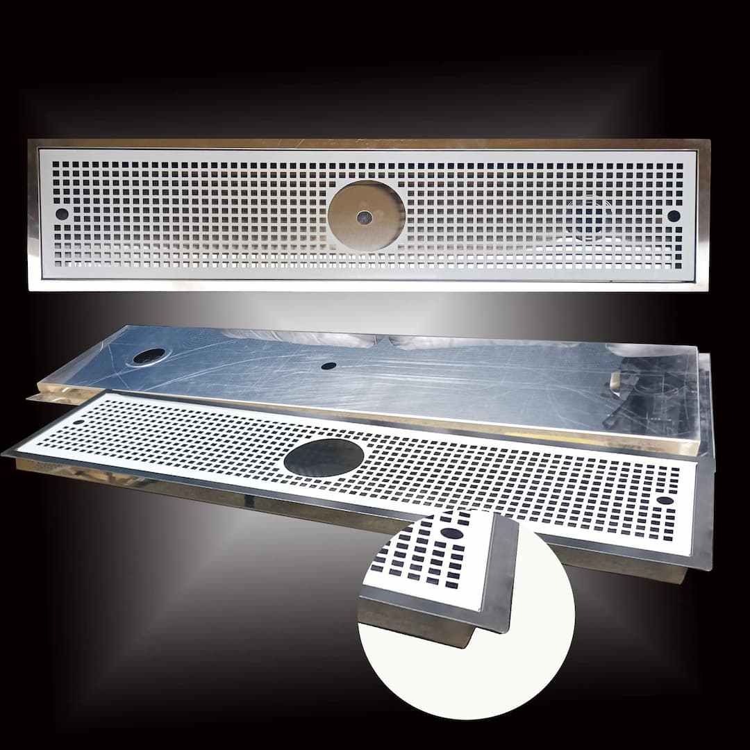 Каплесборник встраиваемый 630 х 230 х 30 мм..  (копия)