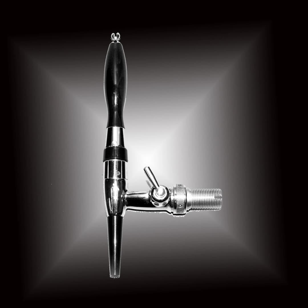 Кран азотный, CELTIC CELLI SPA, "хром", Италия, с компенсатором и рассекателем.