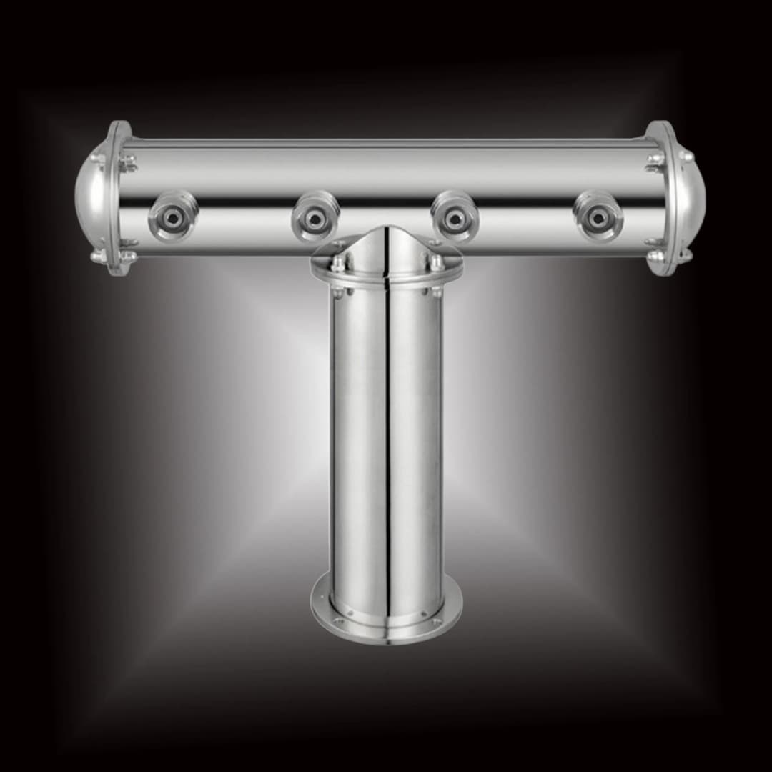 Колонна Т-4 хром, без подсветки